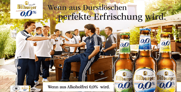 McGesund & Bitburger feiern mit 0,0% den Sieg der National 11