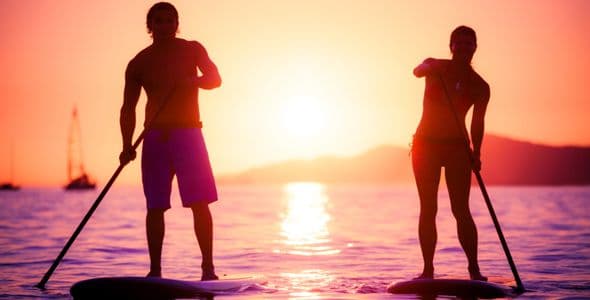 Trendsport: Ganzkörper-Workout mit Stand Up Paddling