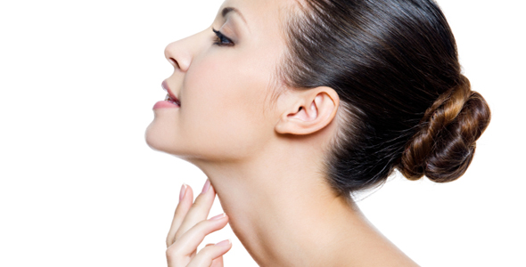 Hautpflege Nachen und Hals